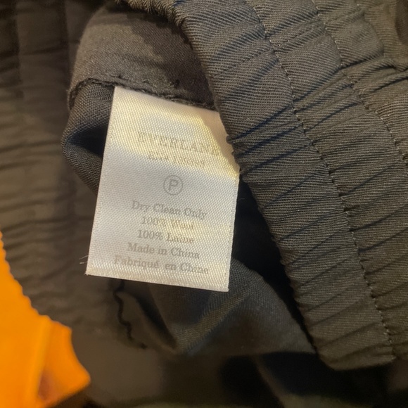 Everlane Black Women's 100% Wool Easy Pants - Picture 4 of 4